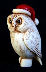 Christmas Owl Palm Charm